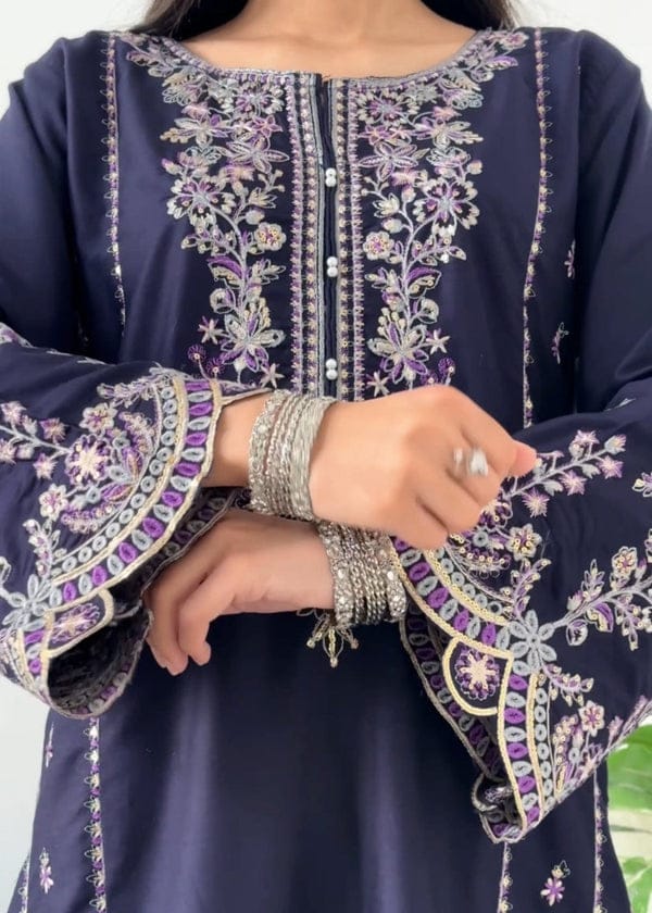 WARDA EMBROIDERED-2PCS Ready To Wear